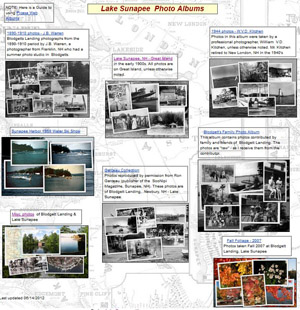 Lake Sunapee Photo Albums
