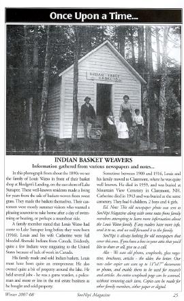 SooNipi Article -  Indian Basket Weavers
