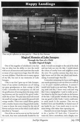 SooNipi Article -  Magical Memoirs of Lake Sunapee